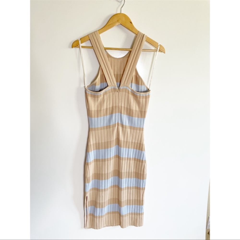 JOA Striped Bodycon Midi Casual Dress - Picture 4 of 7